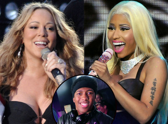 Nicki Minaj, Mariah Carey, Nick Cannon Nicki Minaj, Mariah Carey, Nick Cannon